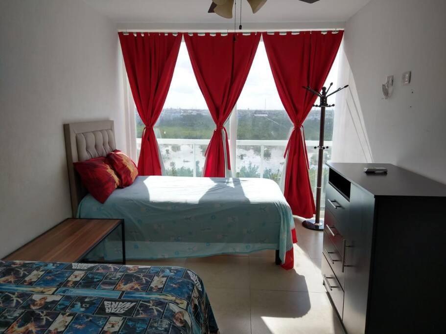 Hermoso Condo De 2 Habitaciones Frente Al Caribe Cancún Esterno foto